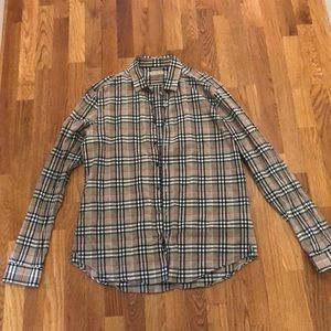 Men’s Burberry Brit button down  size large